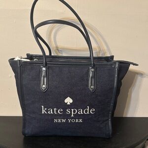 Kate Spade New York  Dark Blue Denim Tote Shopper